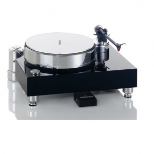 פטיפון  Acoustic Solid - Wood Black