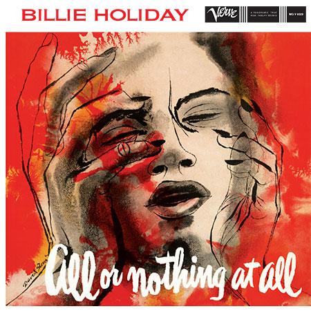 תקליט גאז כפול ,Billie Holiday - All Or Nothing At All , 2 תקליטים 200 גרם, מהירות 45.