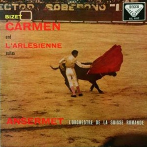 תקליט מוסיקה קלאסית Ernest Ansermet - Bizet- Carmen Suite, L'Arlesienne Suite
