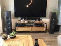 פטיפון Acoustic Solid - Round Wood