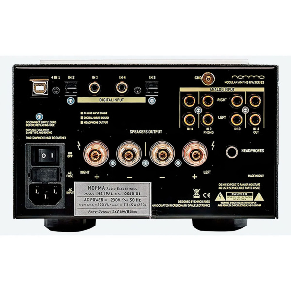 מגבר סטריאו משולב NORMA AUDIO HS-IPA1